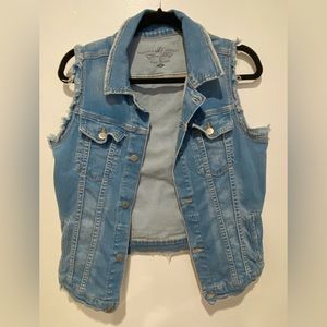 Free People Denim Vest women’s size M